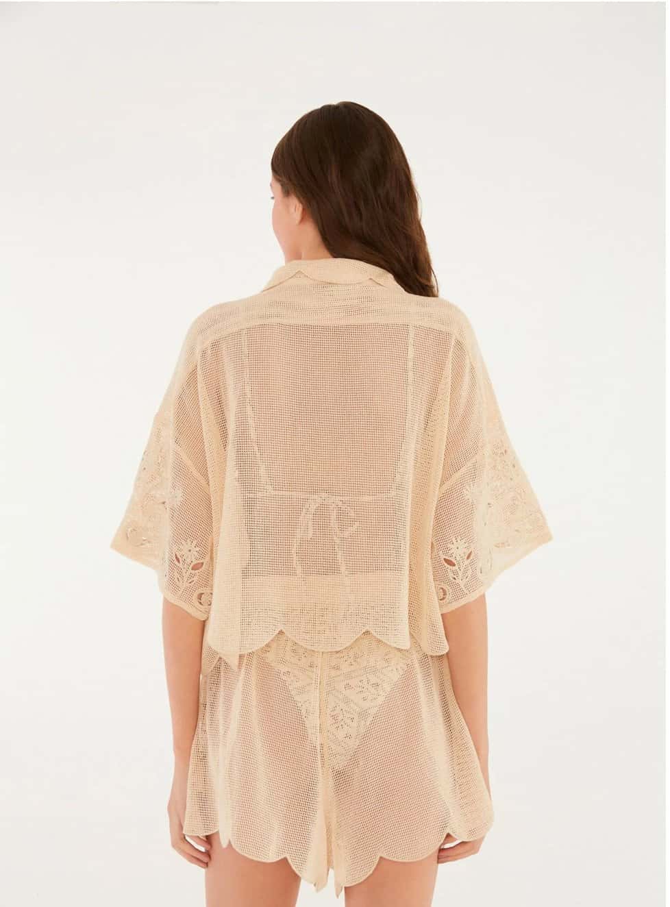 Farm Camisa Richilieu Bandana Jardim - 04346