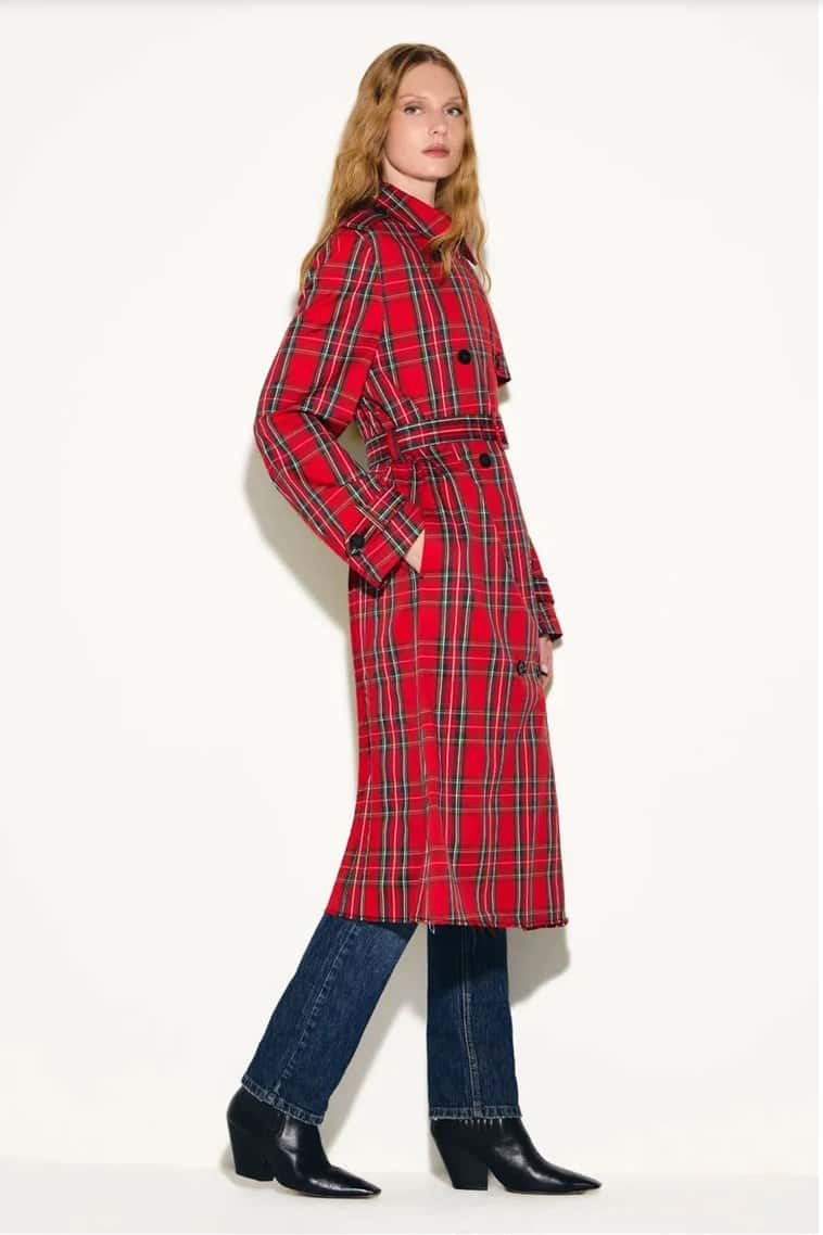 NV Trench Coat Longo Georgia