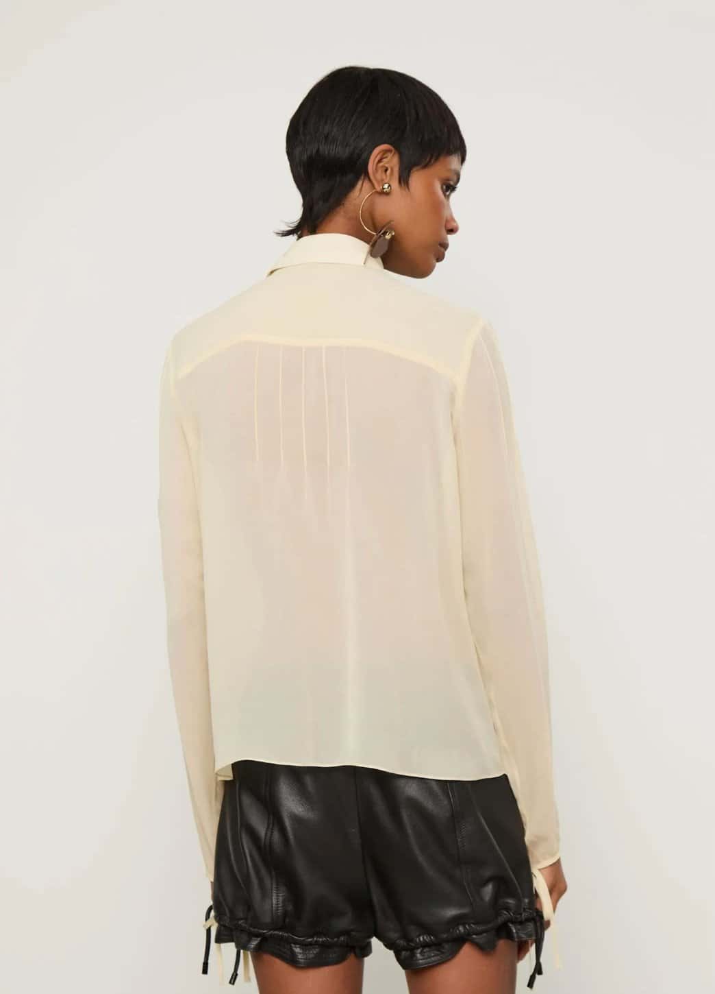 Animale Camisa Decote Jabour