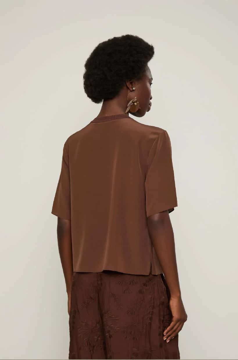 Animale T-Shirt Gola Rib