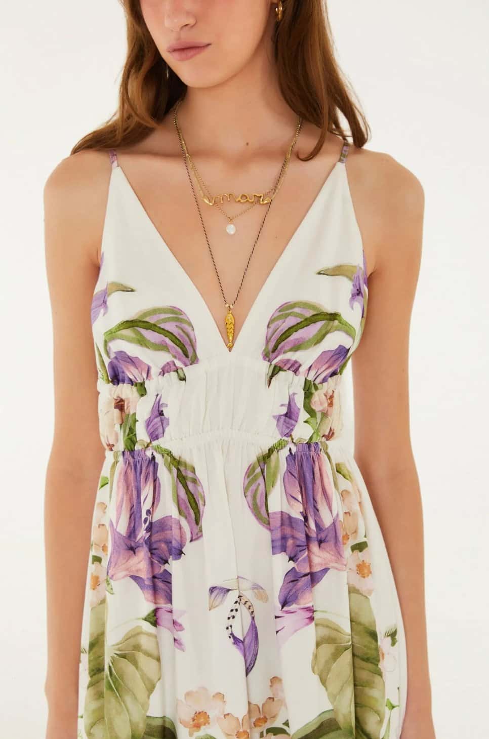 Farm Vestido Curto Jardim Sereno - 58924