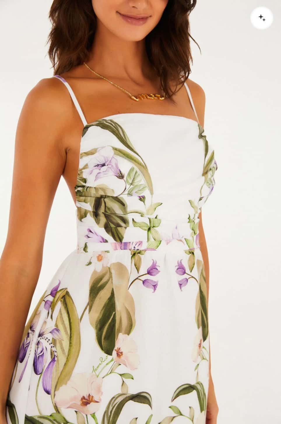 Farm Vestido Longo Jardim Sereno - 58924